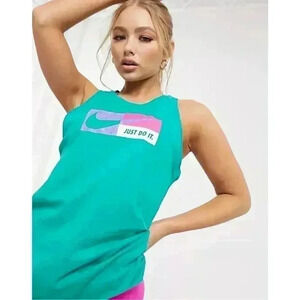 Nike Dri-Fit Icon Clash Logo Tank Retro Size L
